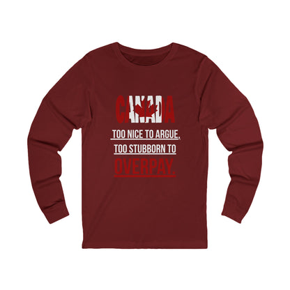 Canada Humor Long Sleeve Tee – Perfect Gift for Canadians
