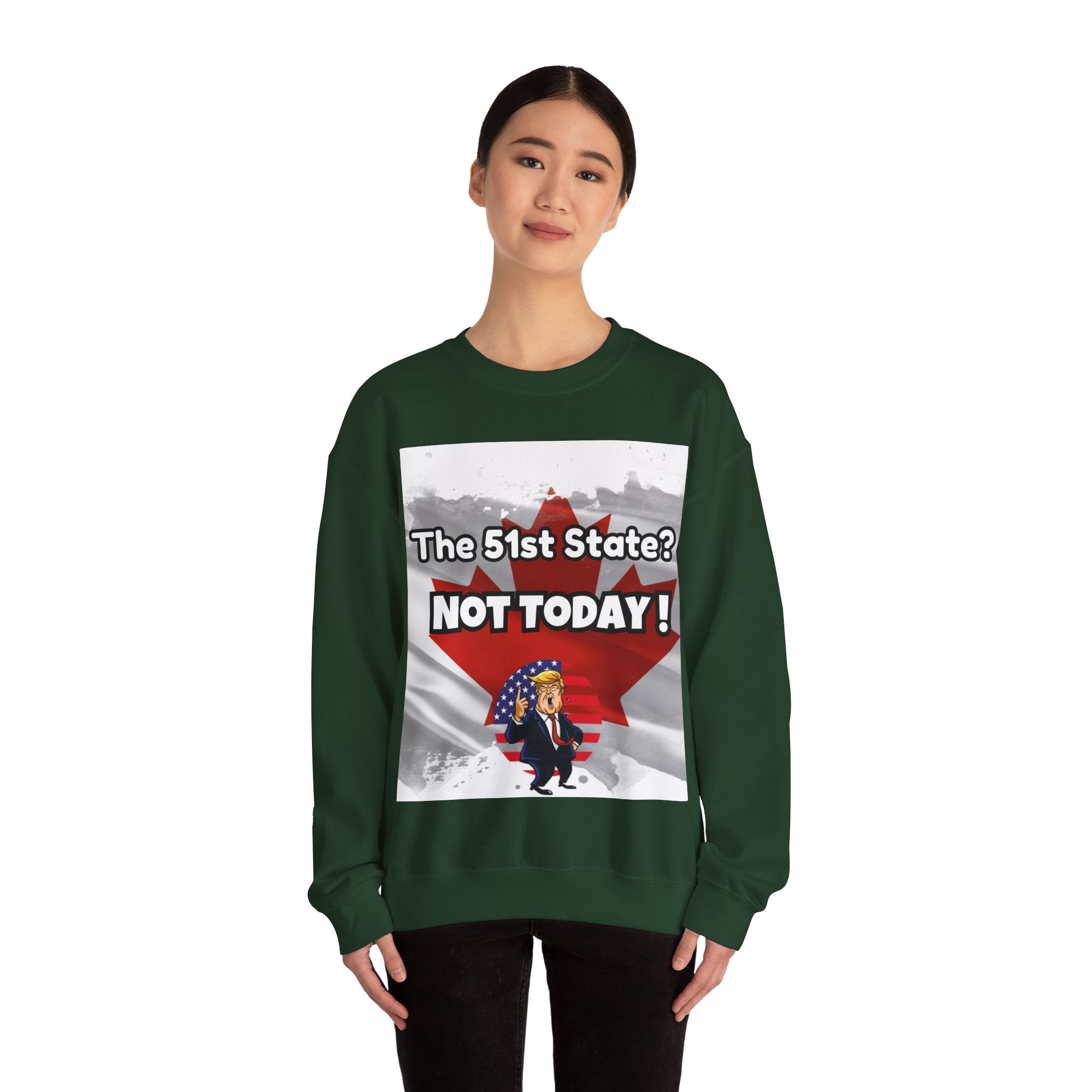 Hilarious Canada-Themed Unisex Crewneck Sweatshirt – 