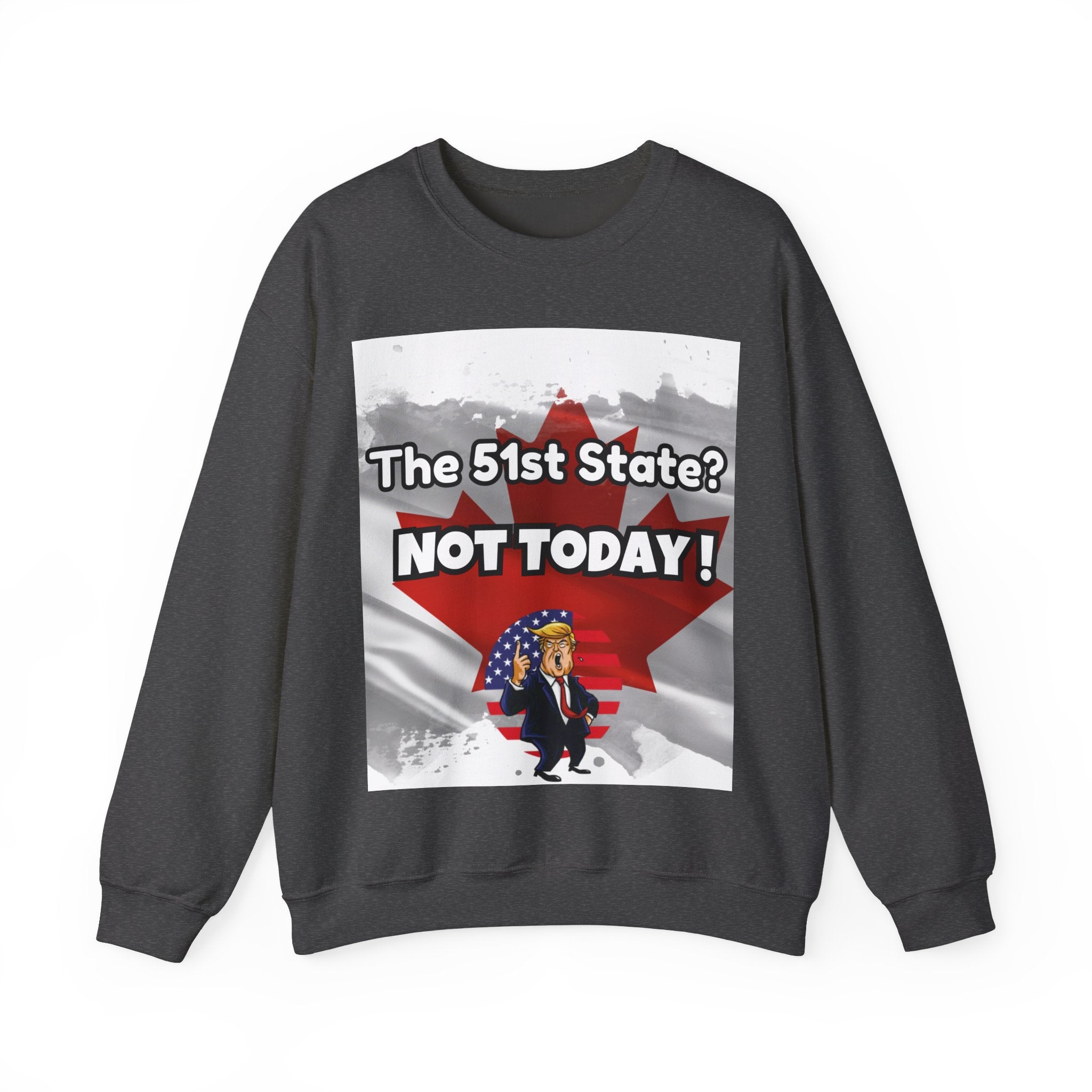 Hilarious Canada-Themed Unisex Crewneck Sweatshirt – 